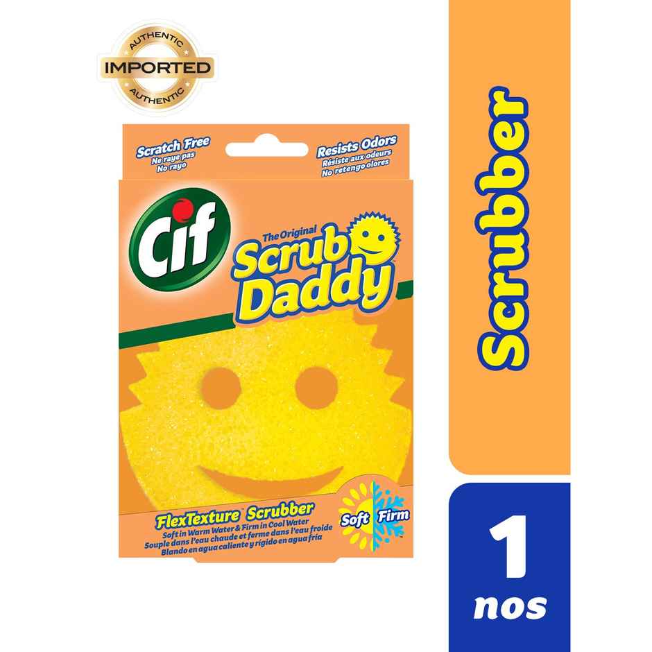 Cif Original Scrub Daddy Multipurpose Cleaning Scrubber & Pad