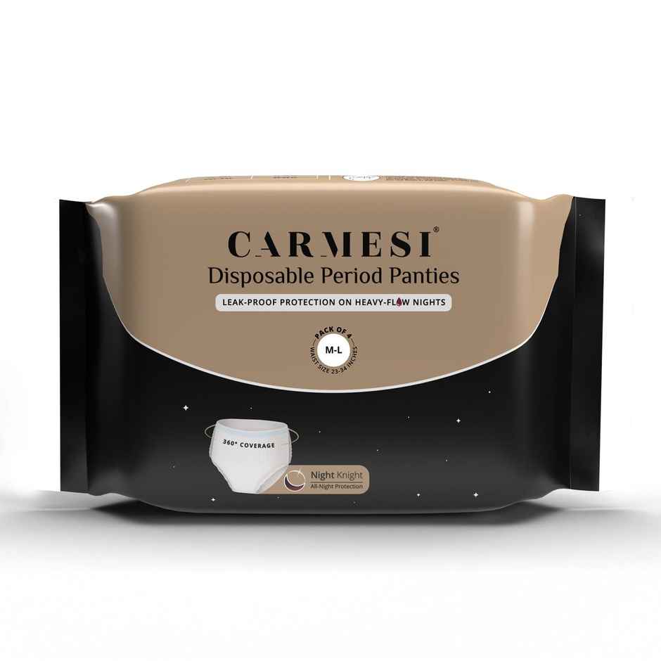 Carmesi Disposable Period Panties | All-Night Protection | M-L