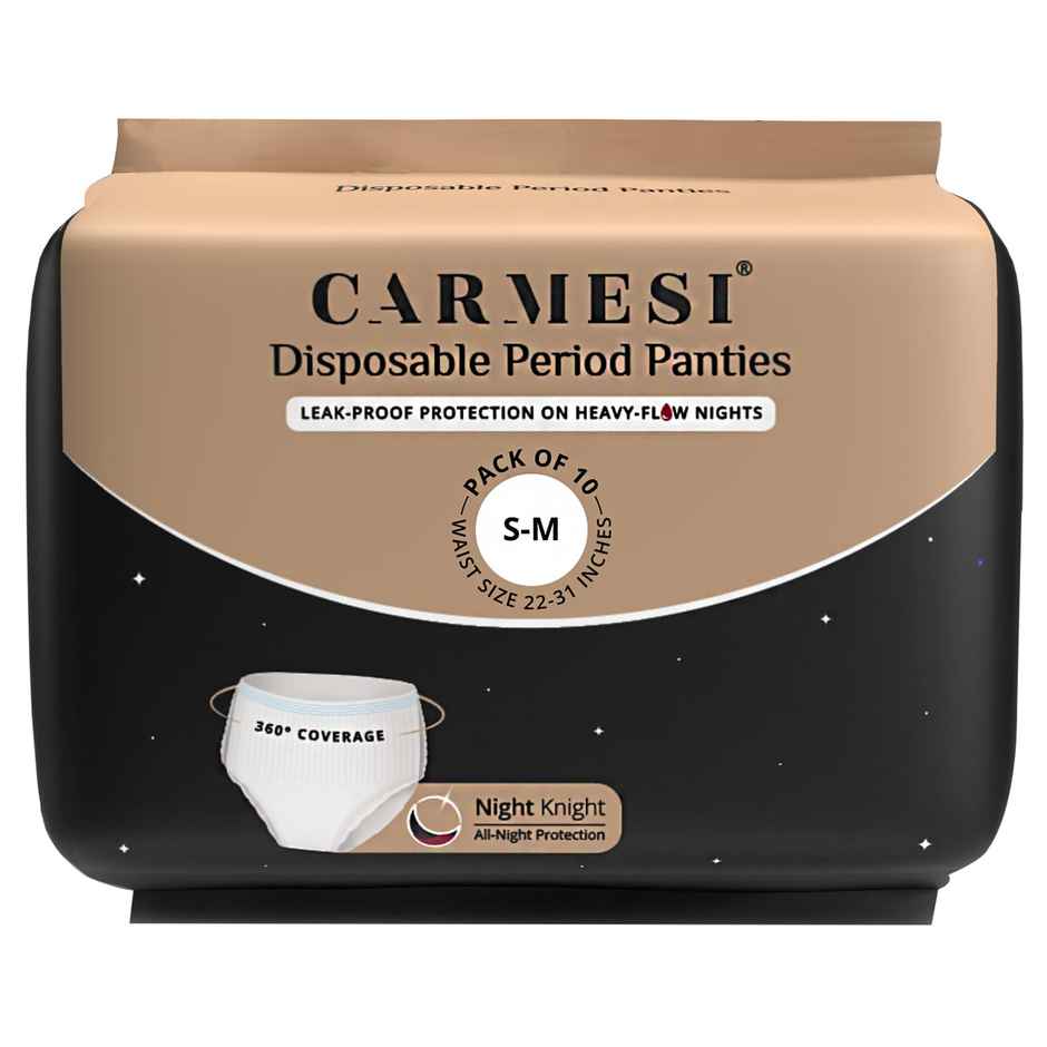 Carmesi Disposable Period Panties | All Night Protection | S-M