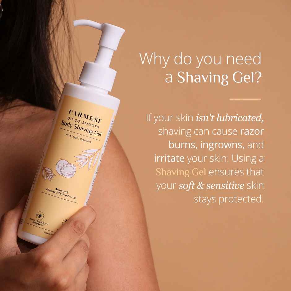 Carmesi Oh-So-Smooth Body Shaving Gel | Soothes And Hydrates Skin