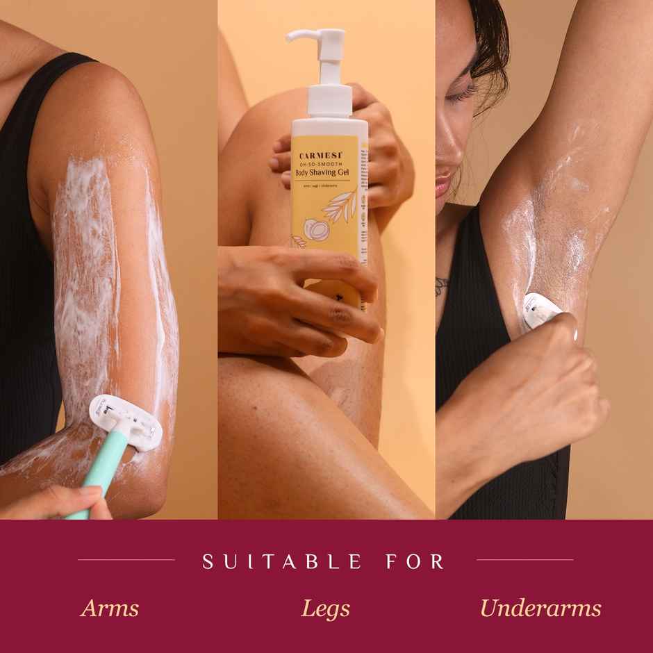 Carmesi Oh-So-Smooth Body Shaving Gel | Soothes And Hydrates Skin