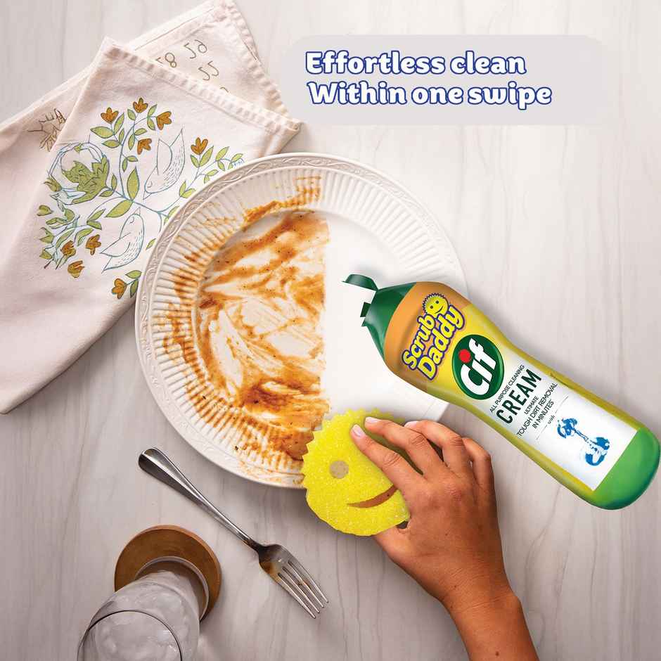 Cif Original Scrub Daddy Multipurpose Cleaning Scrubber & Pad