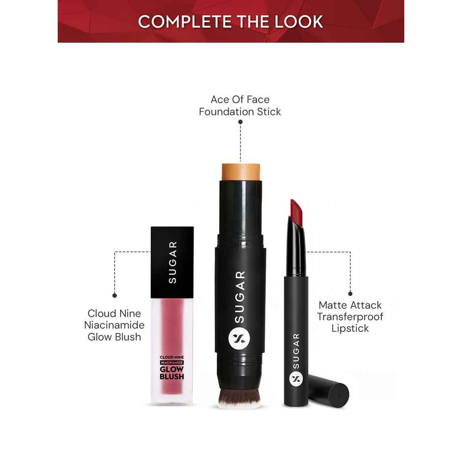 SUGAR Cosmetics Matte Attack Transferproof Lipstick | 03 The Grandberries | Dark Berry