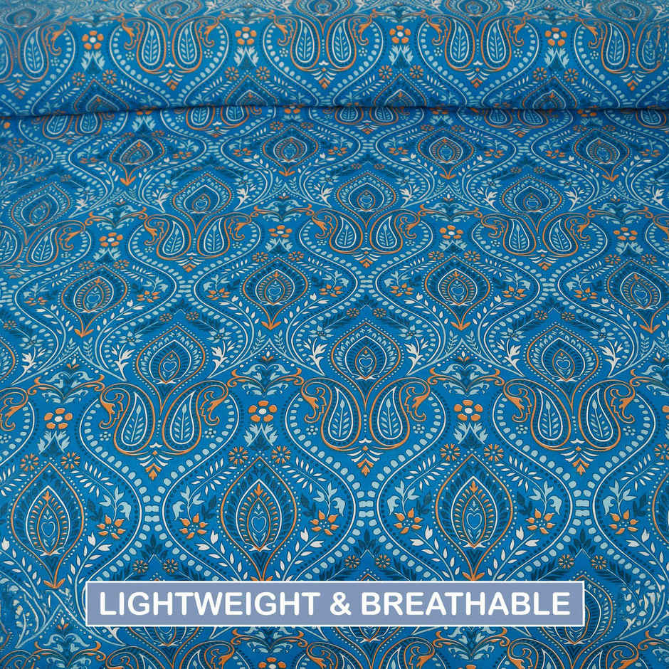 STATUS Micro Dohar Double Bed | Cultural Blue - 200 x 220 cm