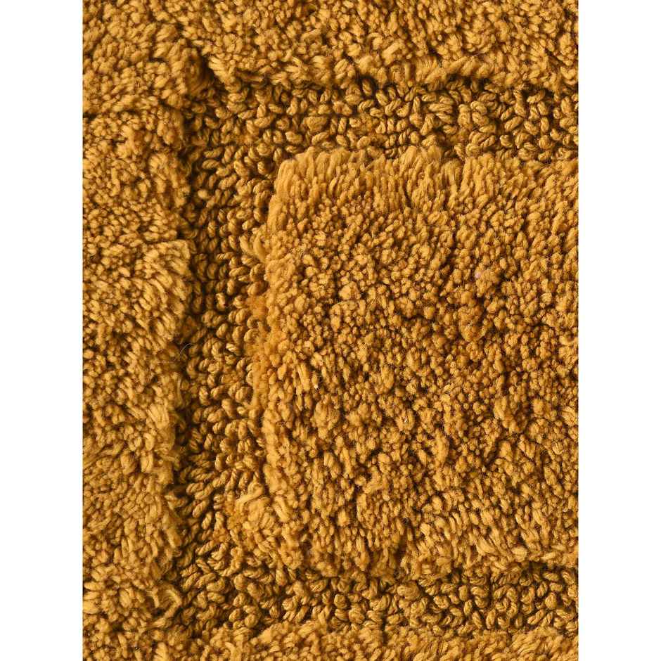 Saral Home Cotton Anti-Slip Bathmat & Contour Set | 45 x 60 cm & 45 x 50 cm | Ochard