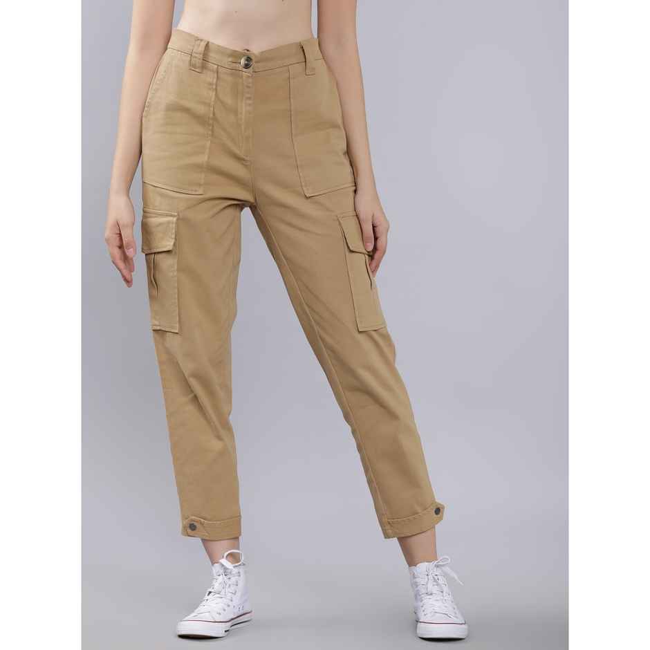 Tokyo Talkies Women's Cargos | Khaki - 30