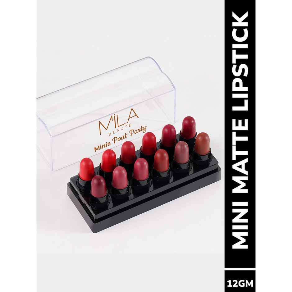 Mila Beaute Minis Pout Party Lipstick Fits All Pocket Set A