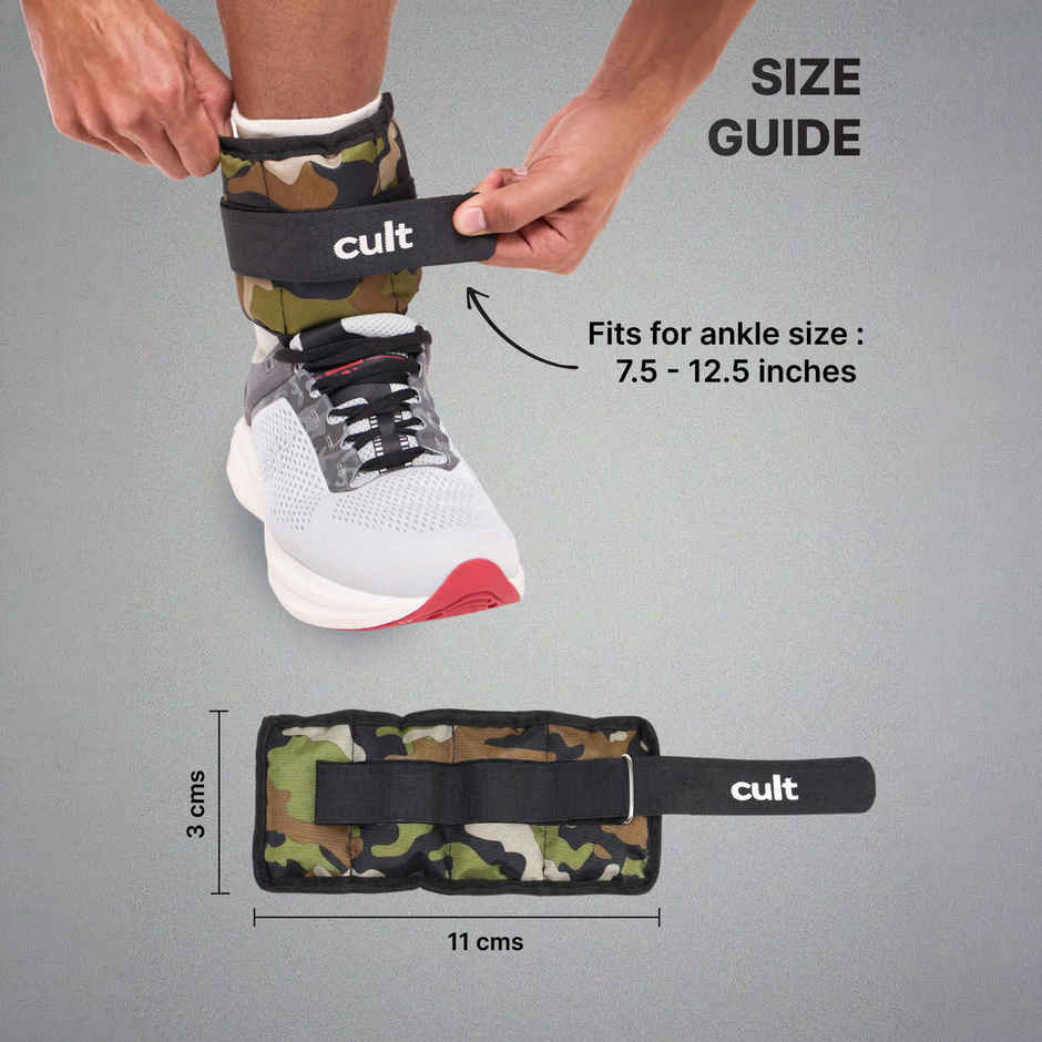 Cult Ankle Weight 1kg | Camouflage