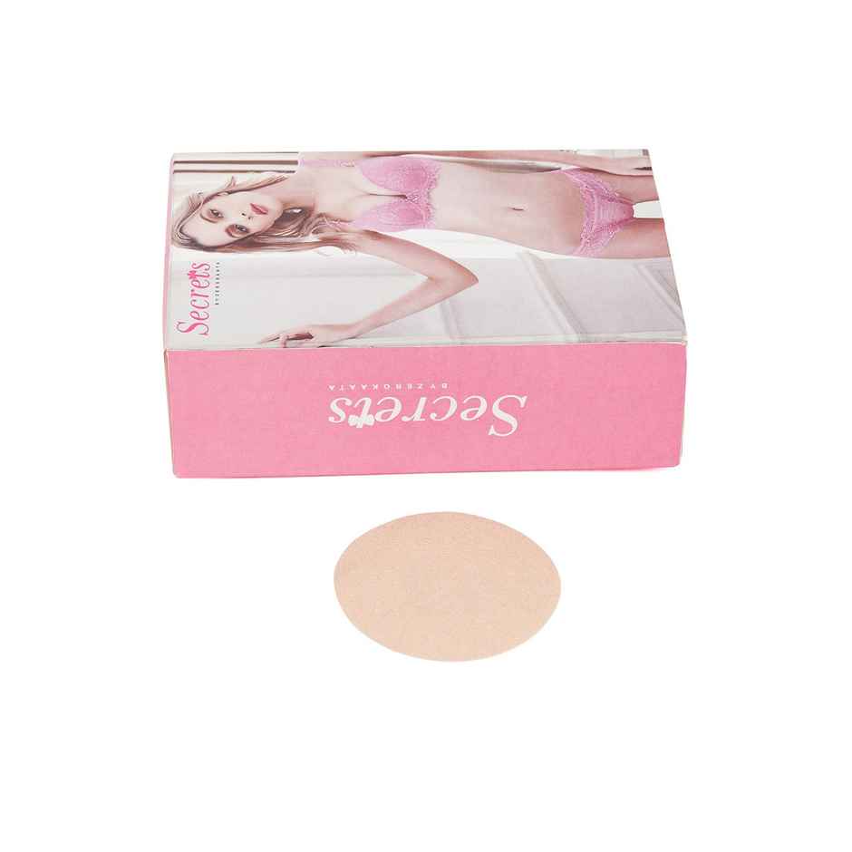 Secrets By Zerokaata Pack Of 10 Round-Shaped Sweat-Proof Disposable Nipple Pasties