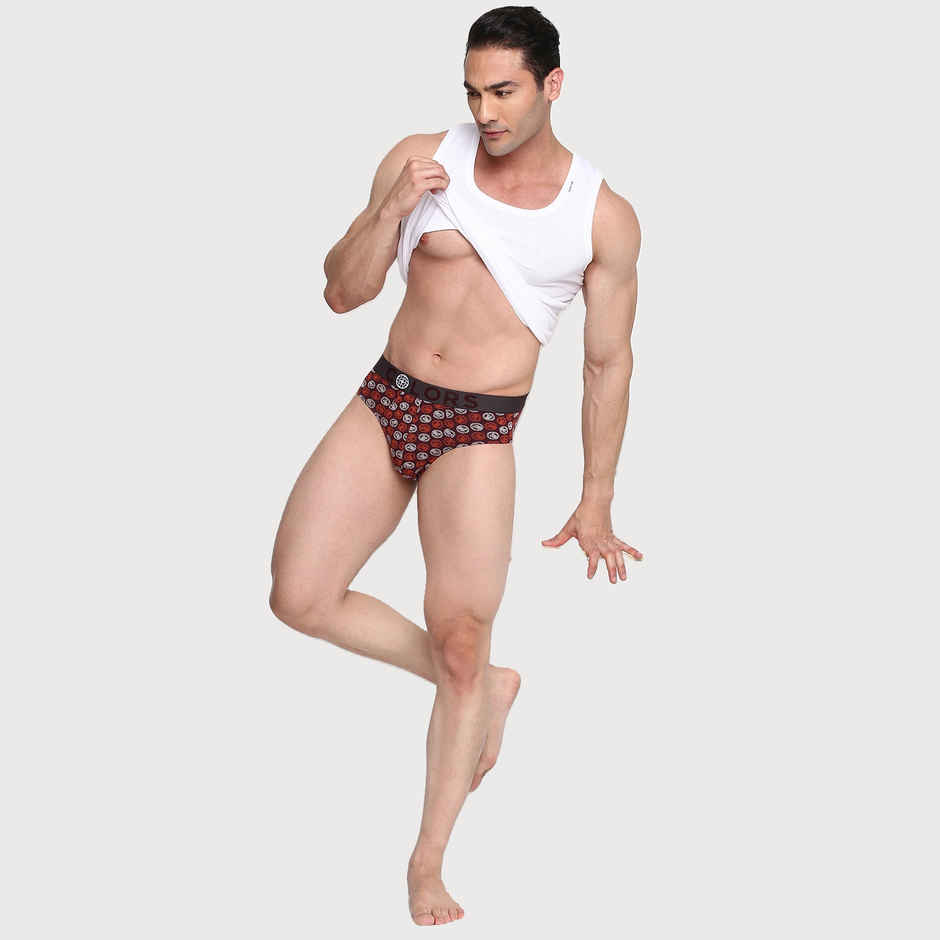 Rupa Colors Men's Mini Brief Printed Style 106 Assorted - 80 cm