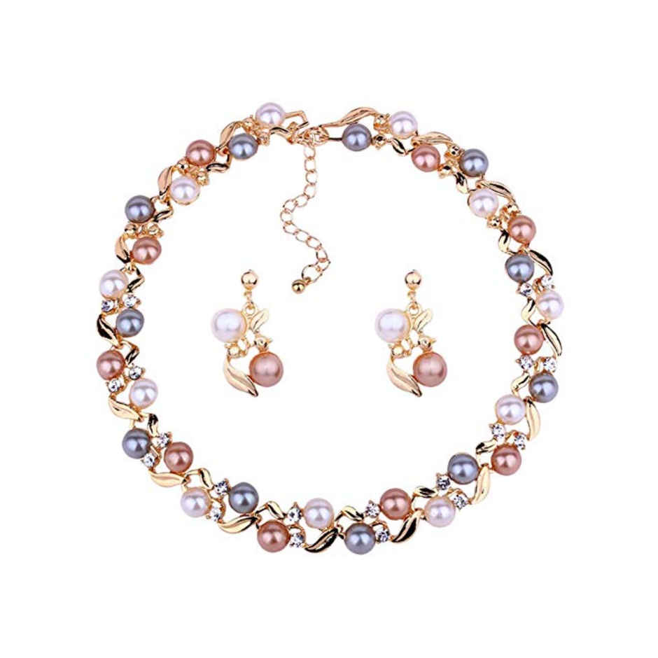 YouBella Stylish Latest Design Necklace Set Jewellery Set for Women (YBNK - 5659)