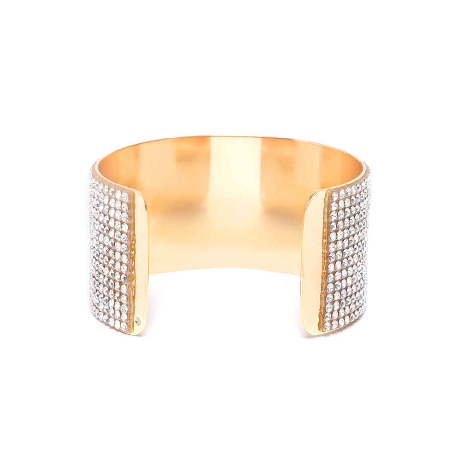 YouBella Stylish Party Wear Jewellery Gold Plated Bangle for Women (YBBN - 91013)