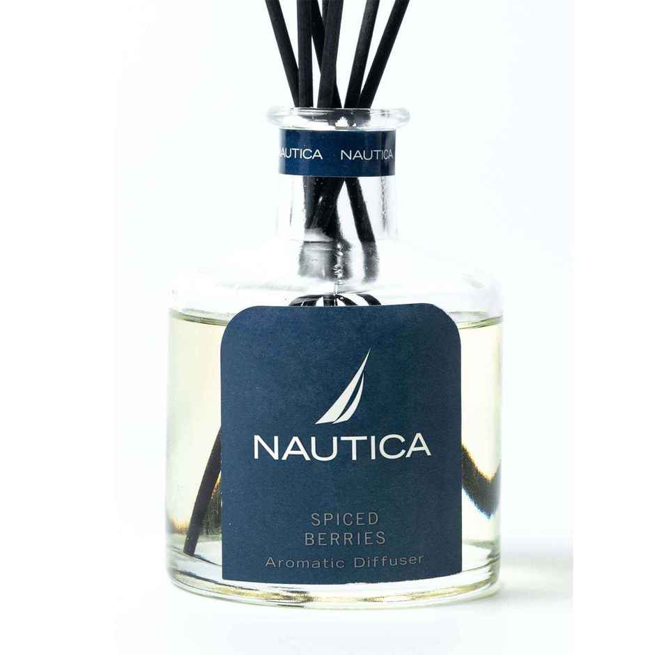 Nautica 100% Natural Aroma Oil Diffuser Set With 7 Reeds 1pc 150ml size | Nomadspiced Berry-Natural