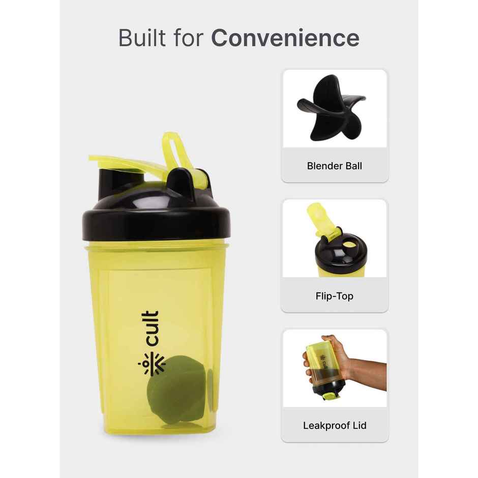 Cultfit Mini Shaker Unisex | Yellow