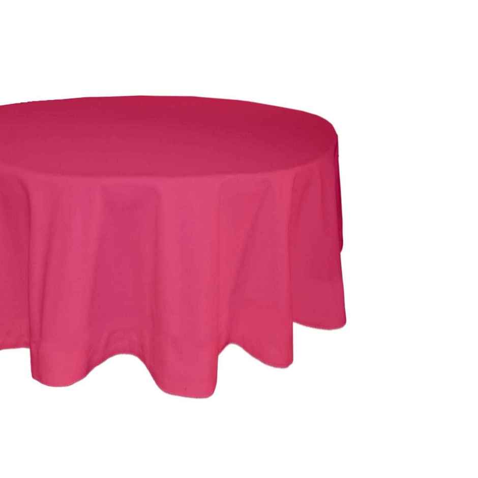 Lushomes Table Cloth - Cotton Pink | 40 inch Round | 2 Seater Round/Oval