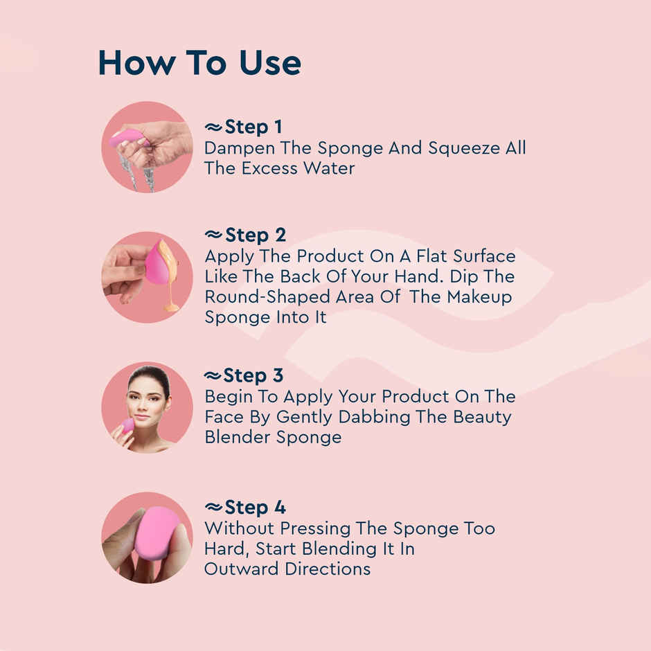 Gubb Beauty Blending Sponge Light Pink