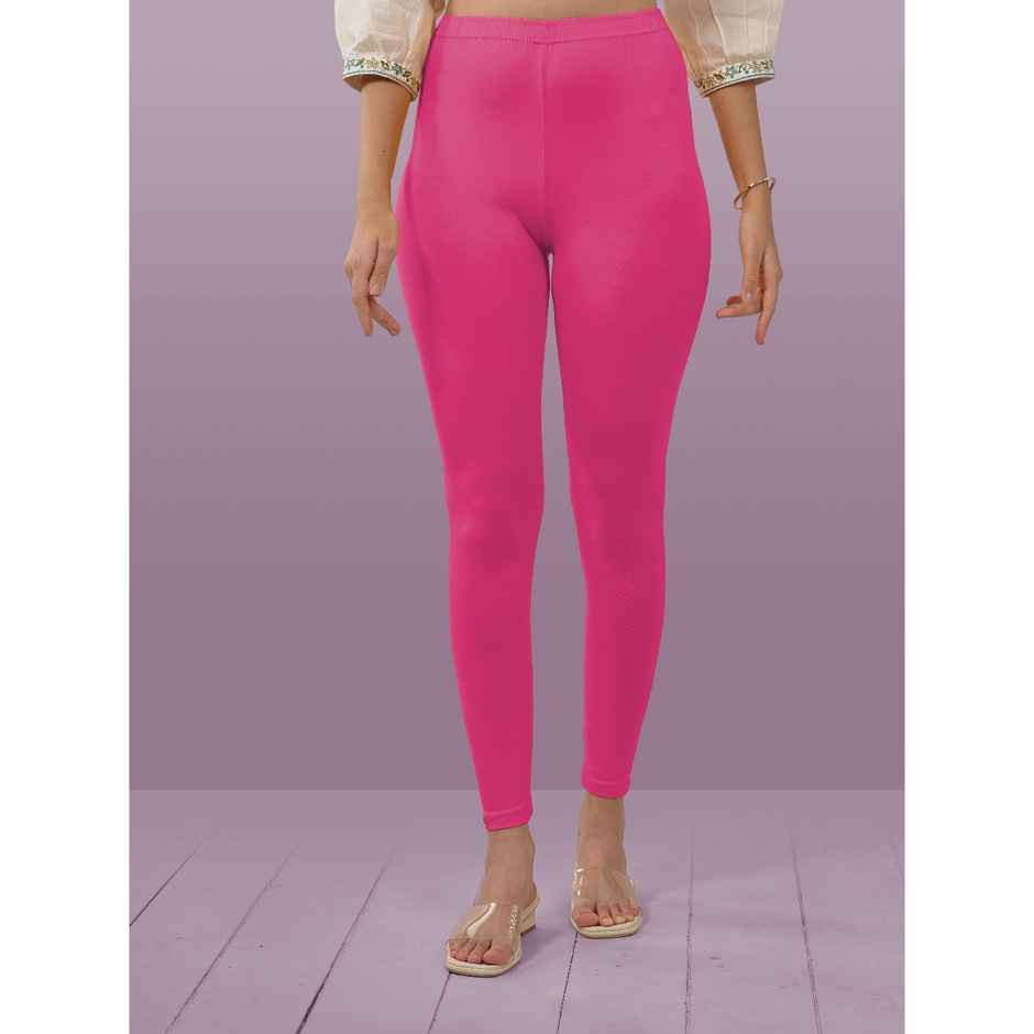 Lyra Women's Leggings Ankle Length | Romantic Rani - Free Size