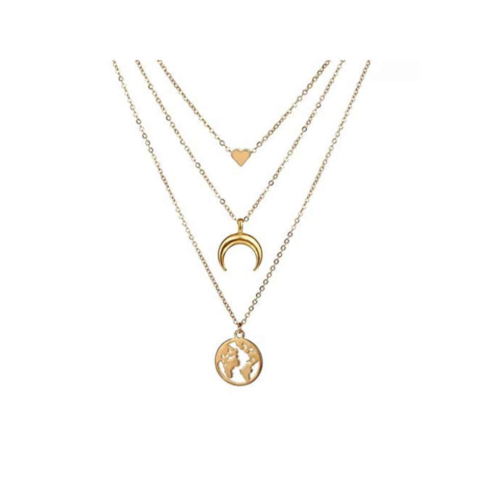 Youbella Jewellery Stylish Combo Of Two Necklace Chains For Women And Girls(Ybnk - 5919A)