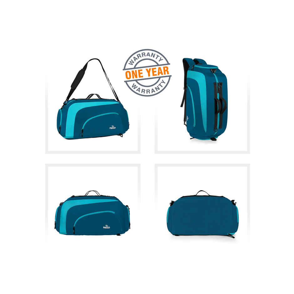 Pazzo Jake 50L Duffel Bag | 3-in-1 Gym | Travel & Backpack | Convertible with Spacious Storage