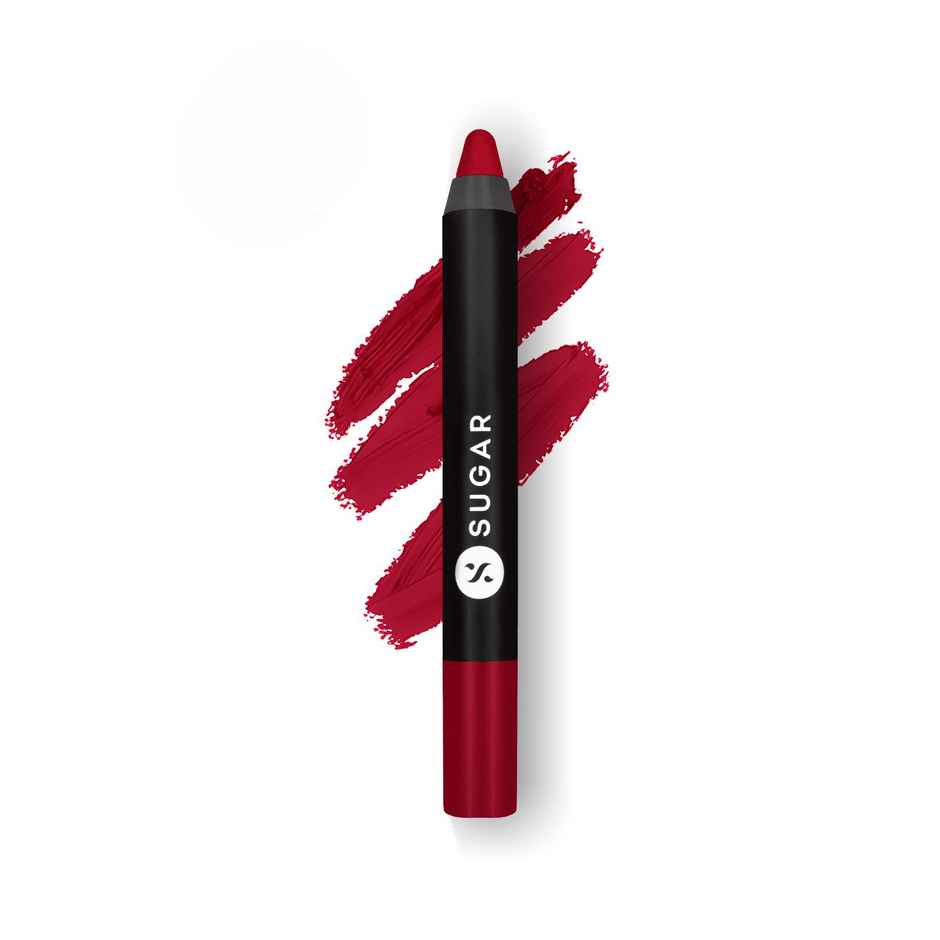 SUGAR Cosmetics Matte As Hell Crayon Lipstick - 01 Scarlett O'Hara