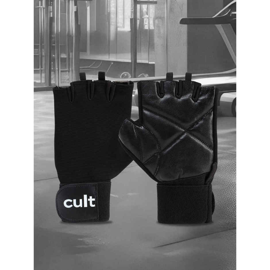 Cult Gym Gloves| All Black - L