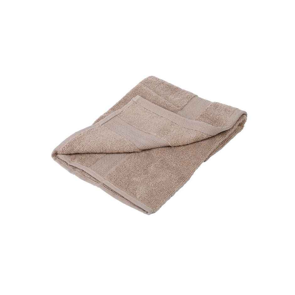 Bianca Ultra Soft Zero Twist Pure Cotton Hand Towel Aerocore Tech Solid| 550 GSM | Wheat | Pack of 2