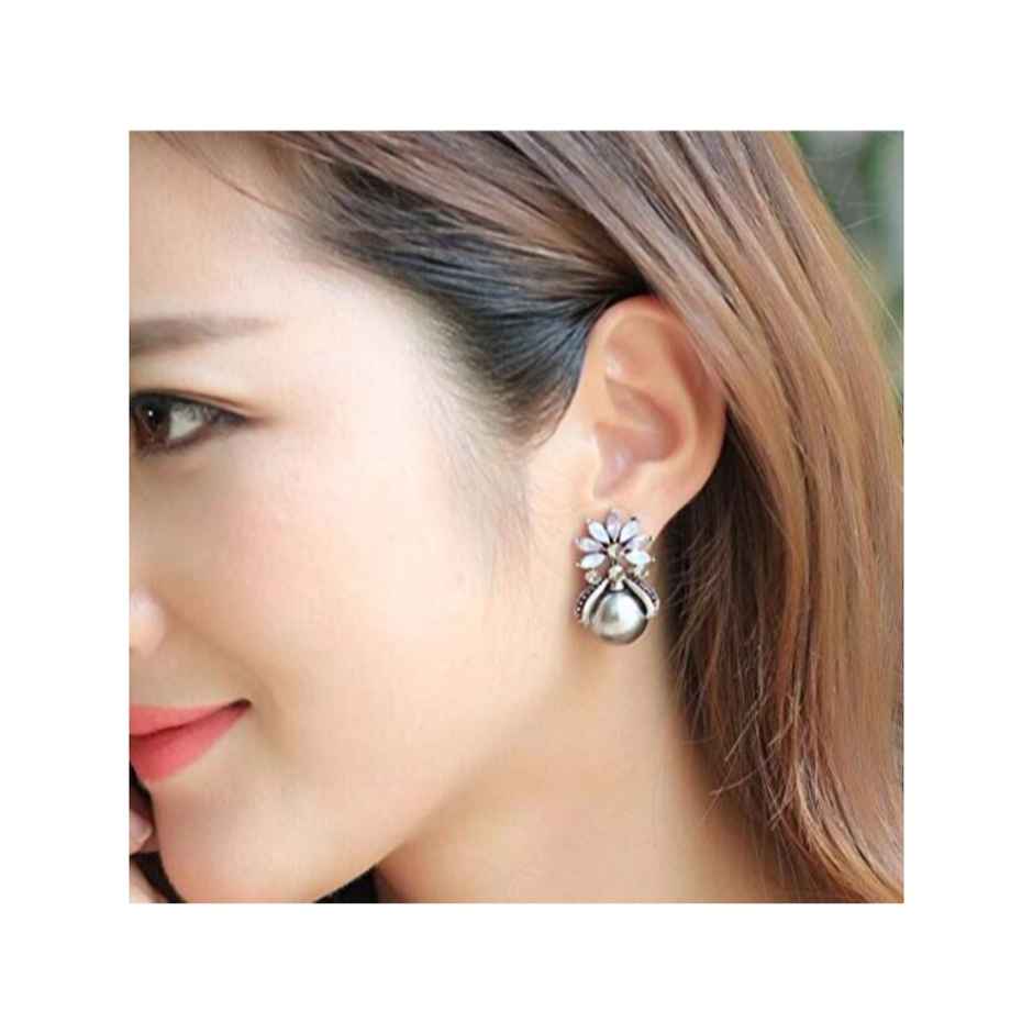 YouBella Jewellery Earrings for women Crystal Stud Earrings for Girls and Women (YBEAR - 32500)