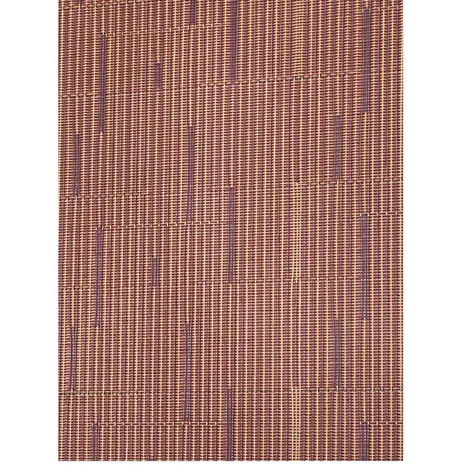 Bianca Premium Woven PVC Placemat for Dining Table | 12 x 18 | 6 pcs | Alpine Rust