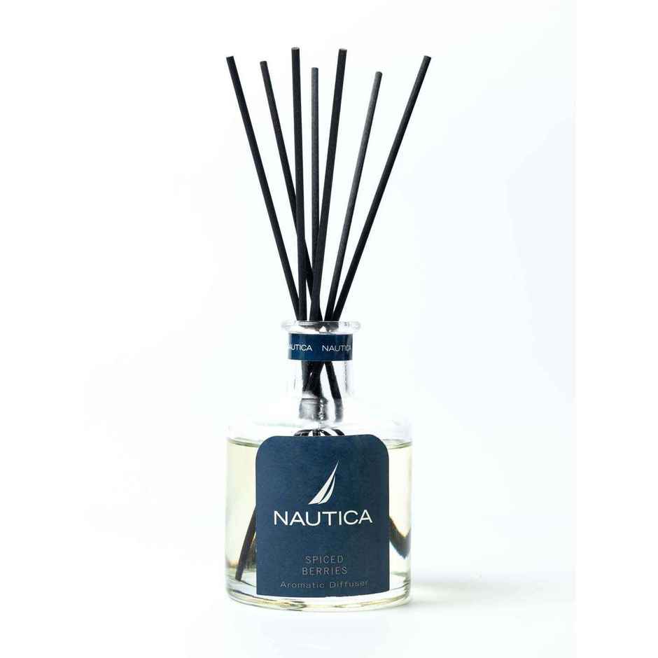 Nautica 100% Natural Aroma Oil Diffuser Set With 7 Reeds 1pc 150ml size | Nomadspiced Berry-Natural