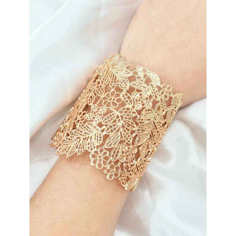 YouBella Fashion Jewellery Celebrity Inspired Cuff Bracelet for Women and Girls (YBBN - 92232)