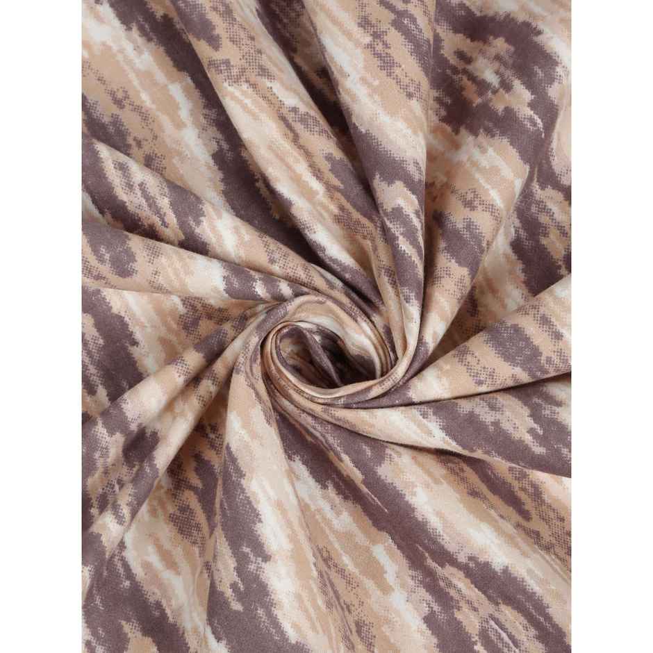 STATUS Micro Dohar Double Bed | Tie and Die Maroon - 200 x 220 cm