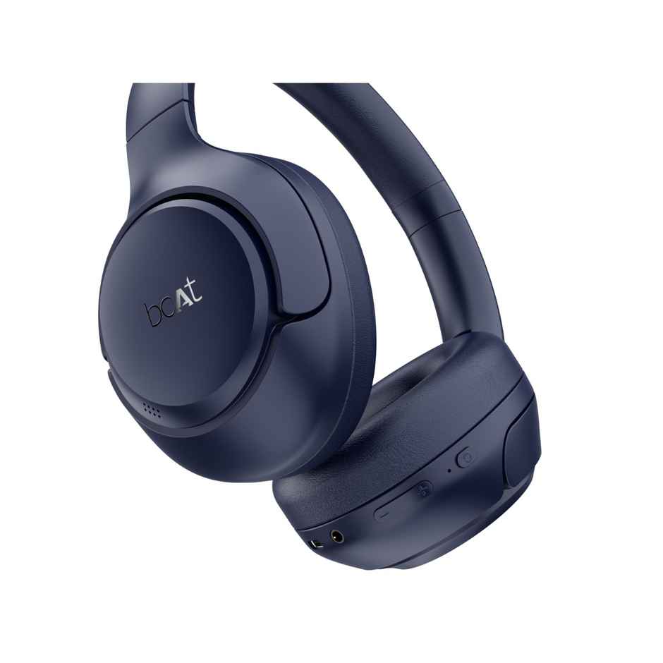 boAt Rockerz 551 ANC Pro BT Headphones | 42dB Hybrid ANC | 72H Playtime | 40mm | Bold Blue