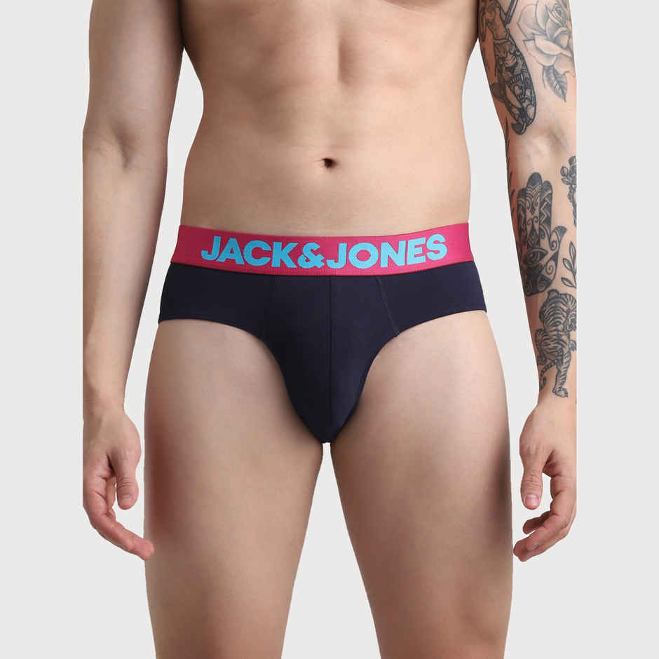 Jack & Jones Men's Mark Brief | Pack of 2 | Navy Blazer - XL