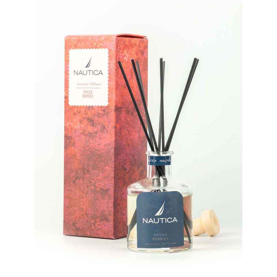 Nautica 100% Natural Aroma Oil Diffuser Set With 7 Reeds 1pc 150ml size | Nomadspiced Berry-Natural