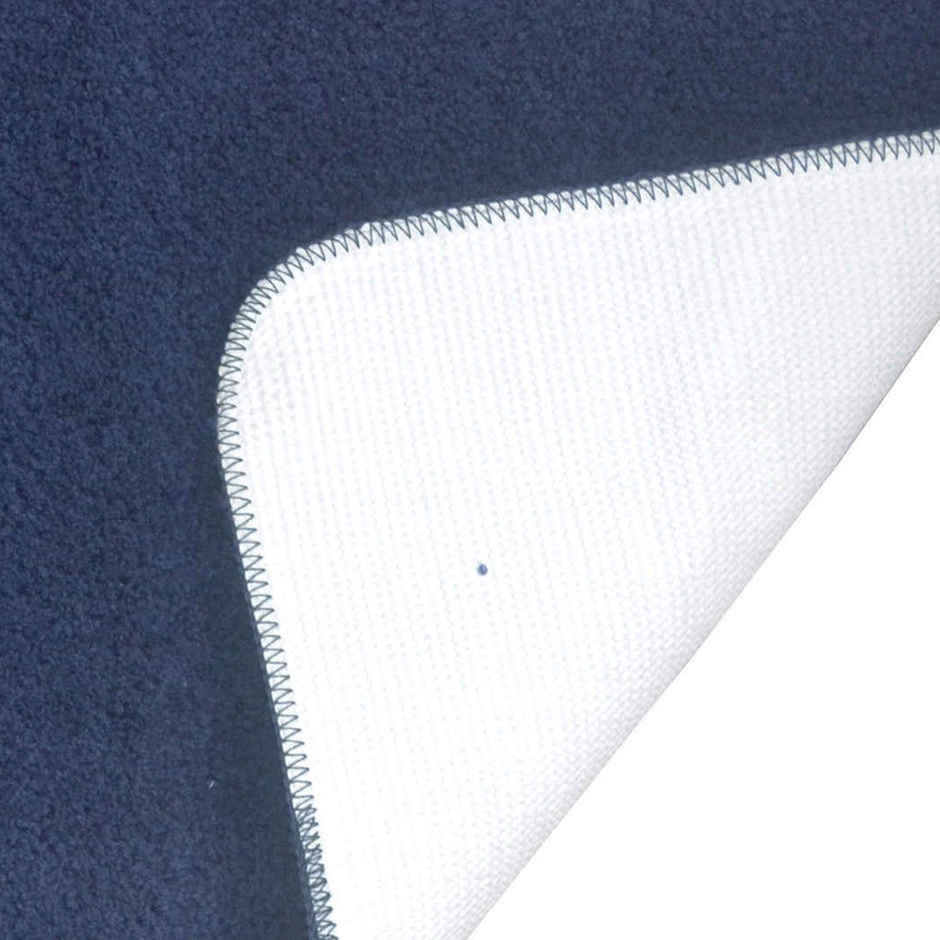 BIANCA Thick Ultra Soft Anti Slip Bath Mat | Aerocore Tech | 1 Pc Medium Plush | Solid Navy Blue