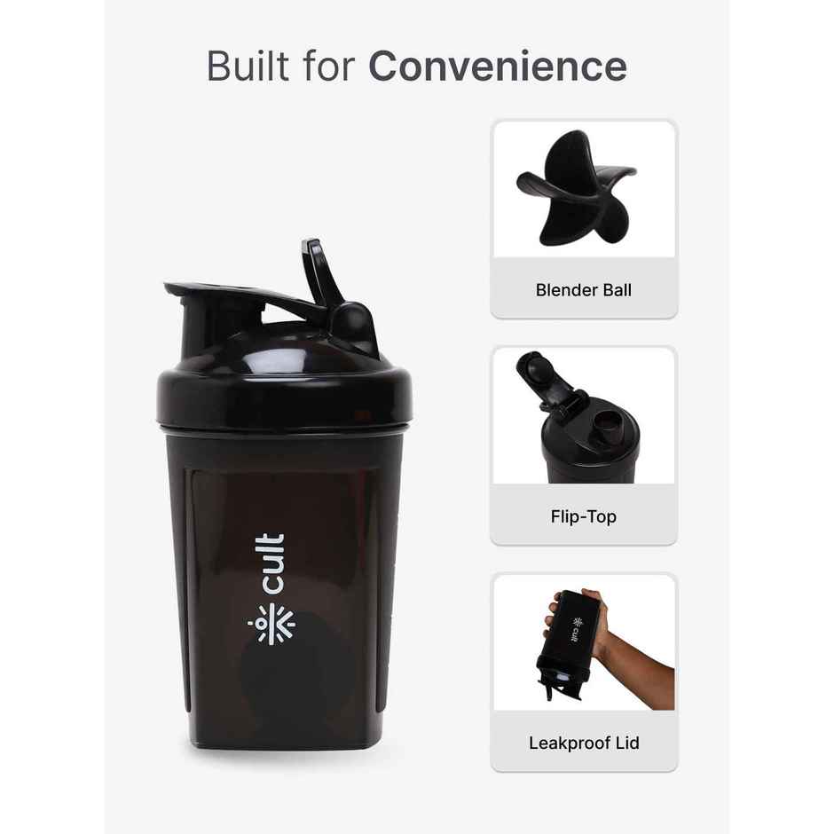 Cultfit Mini Shaker Unisex | Black