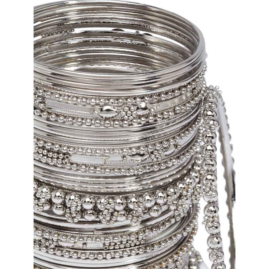Shining Diva Fashion Oxidised Latest Stylish Traditional Bangles for Women | 10780b-2.4