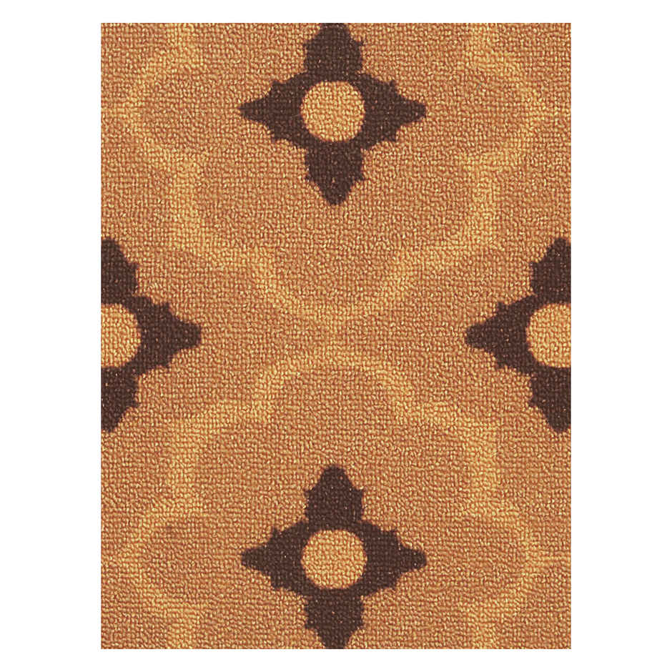 BIANCA Highly Durable Anti Slip Door Mat | 1 Pc Large Size | Splender | Roye Choco Orange