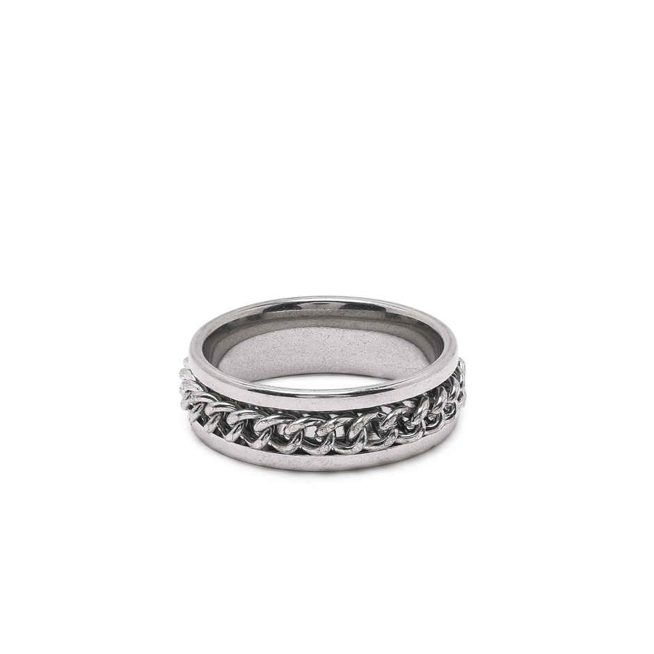 Priyaasi Men's Silver Plated Ring (Bd-Rng-30060)