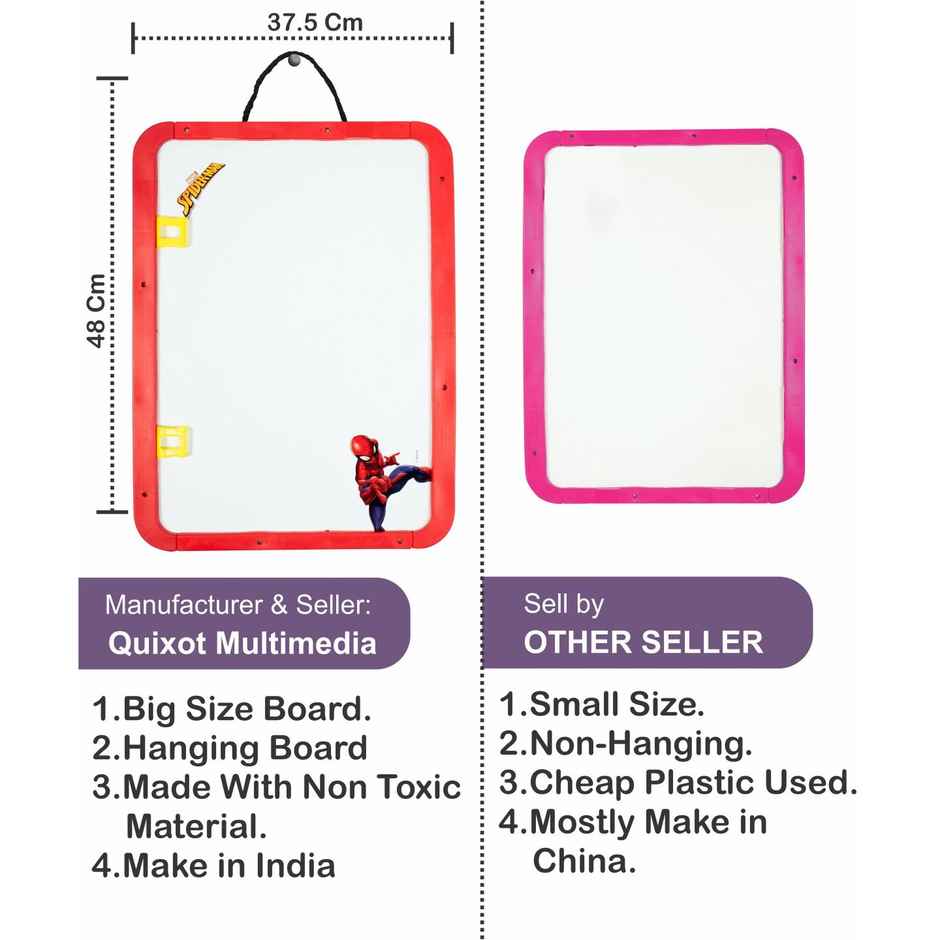 Itoys 8 in 1 Easel Board-spiderman (Colour May Vary)