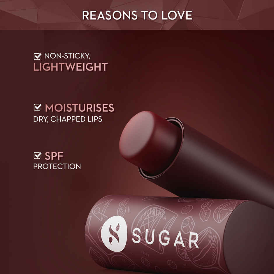 SUGAR Cosmetics Tipsy Lips Moisturizing Balm - 07 Bramble