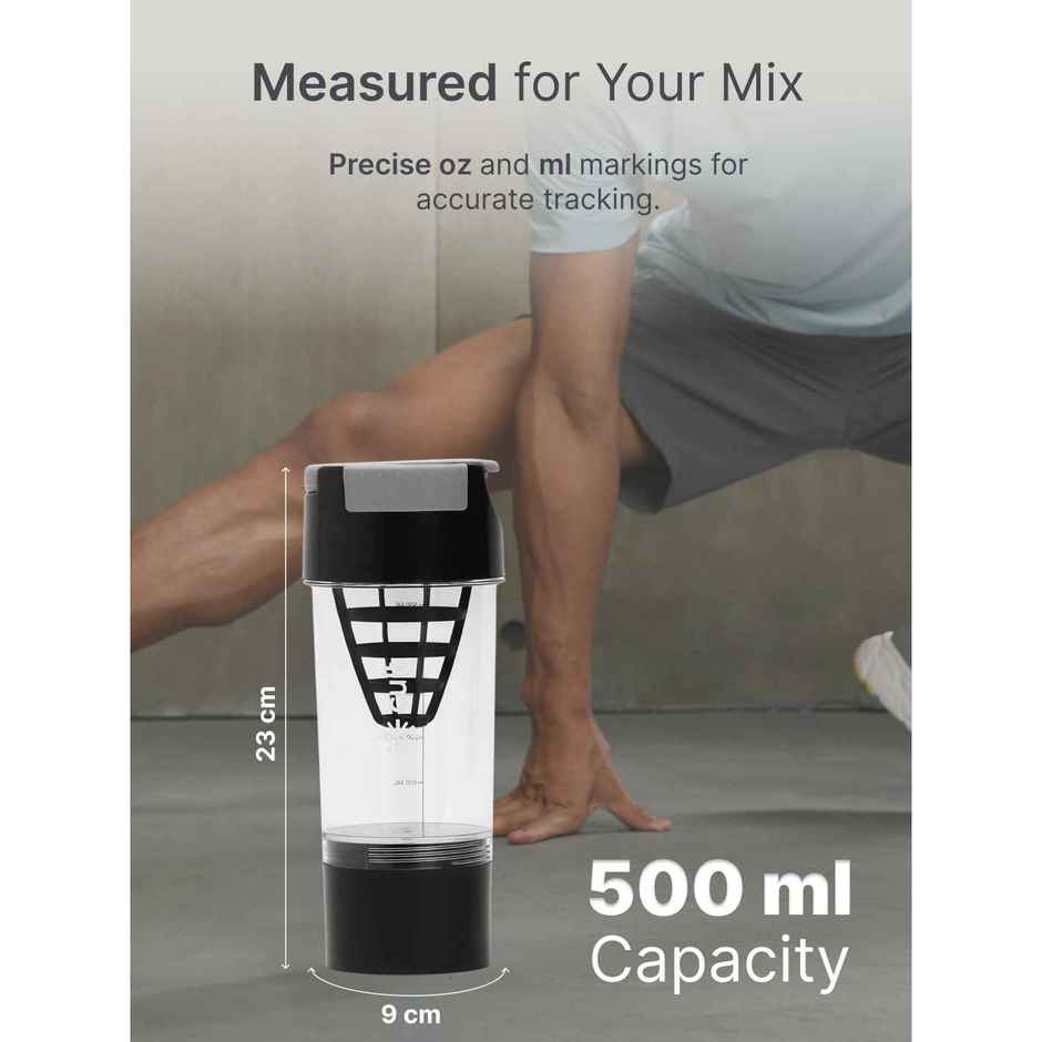 Cultfit Cyclon Shaker Unisex | Black Grey