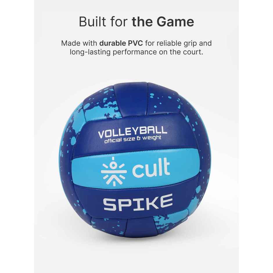 Cult Volleyball Spike Machine-Stitched | Blue