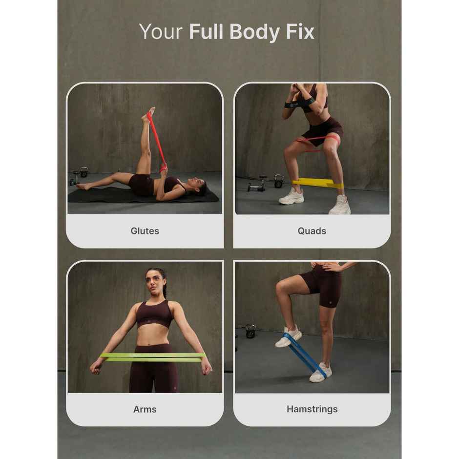 Cultfit Unisex Mini Loop Band Toning Exercise Bands | 2-20 kg Resistance