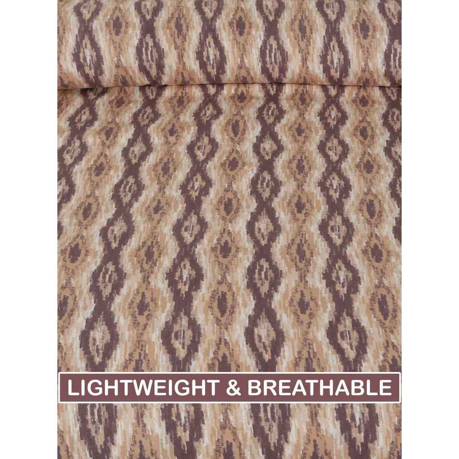 STATUS Micro Dohar Double Bed | Tie and Die Maroon - 200 x 220 cm