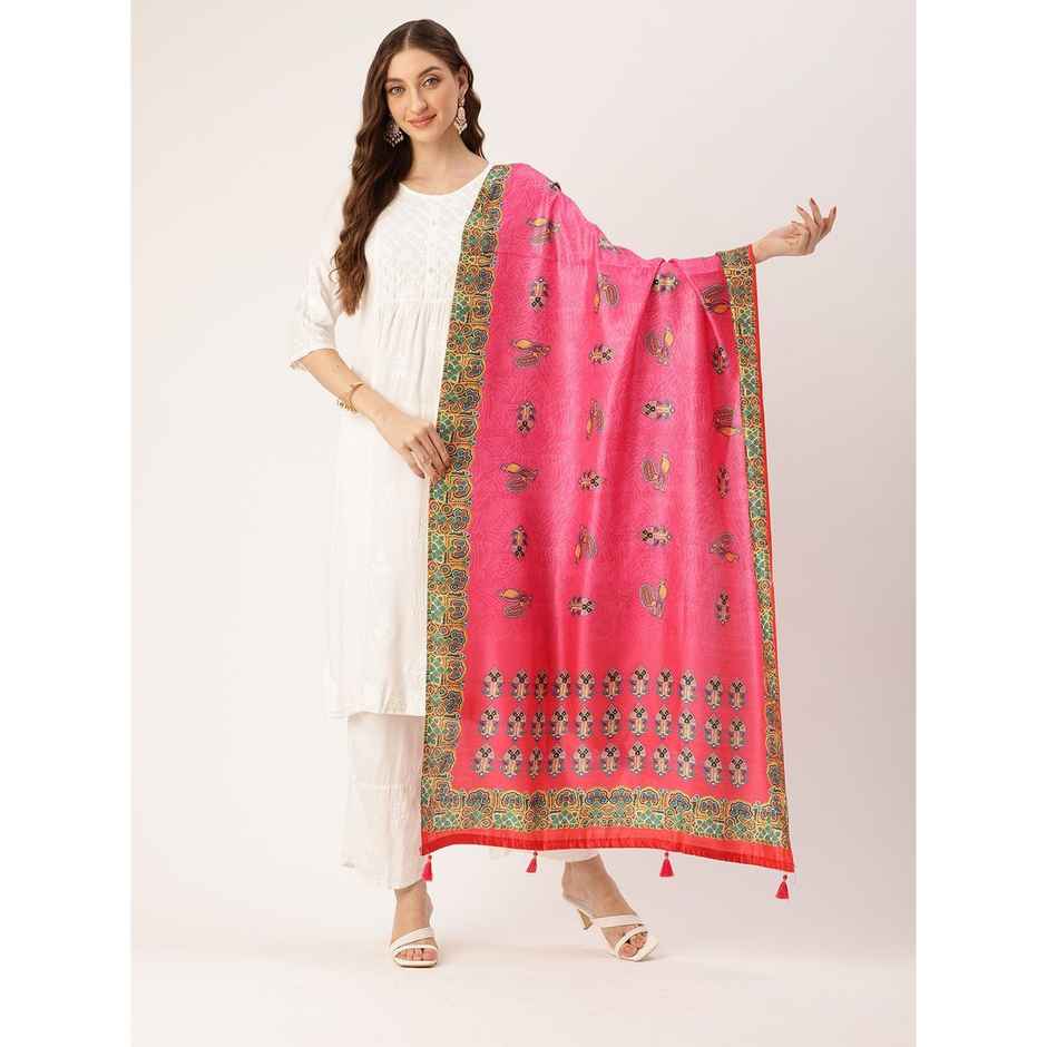 Ishin Multi Color Cotton Dupatta | 1045