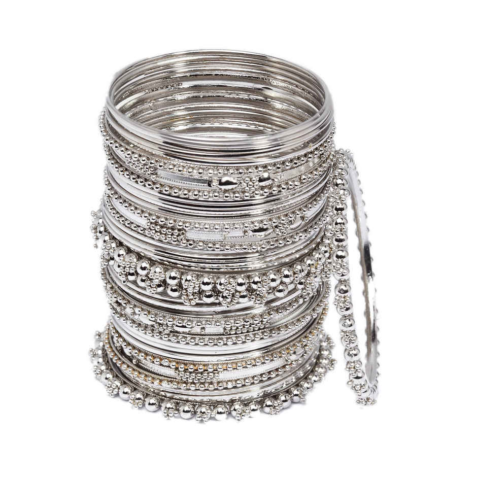 Shining Diva Fashion Oxidised Latest Stylish Traditional Bangles for Women | 10780b-2.4