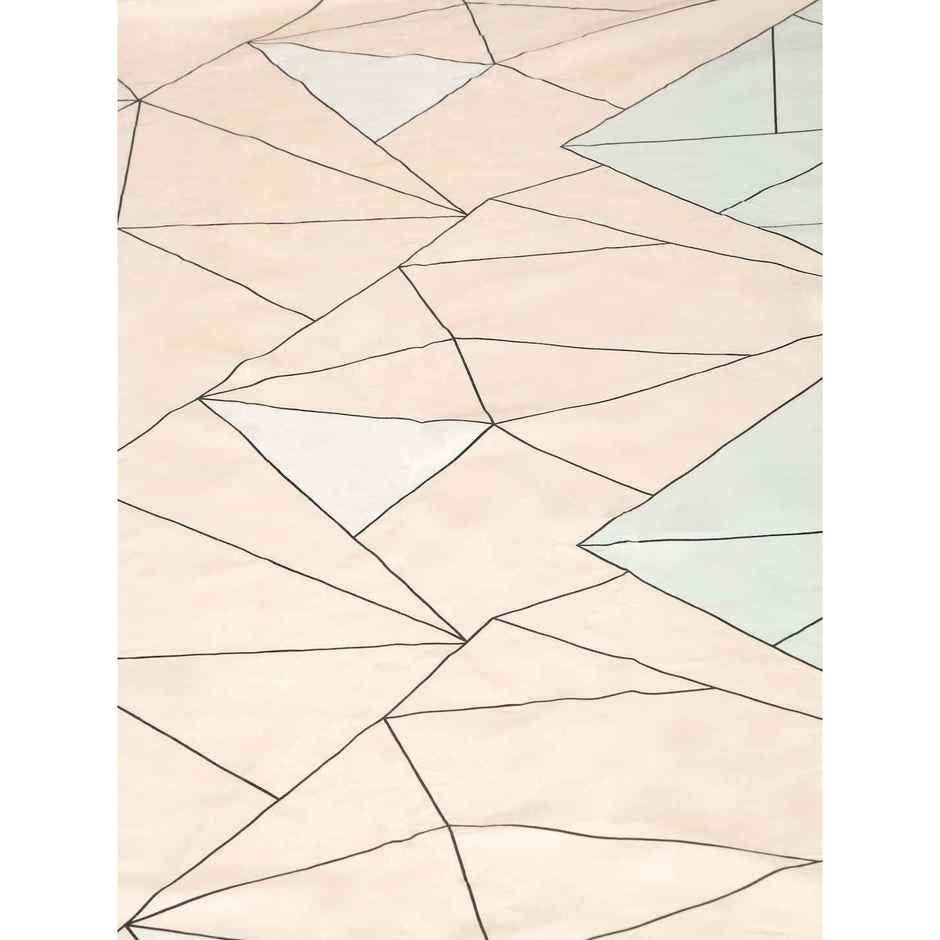 Status Imperial Corner Fitted Double Bedsheet | Geometric Summit | 198 x 182 cm