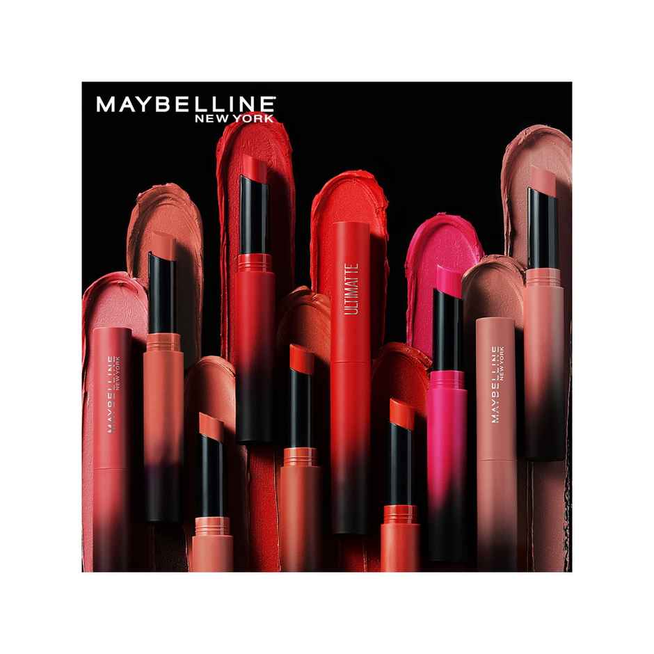 Maybelline Color Sensational Ultimattes Lipstick, 199 More Ruby