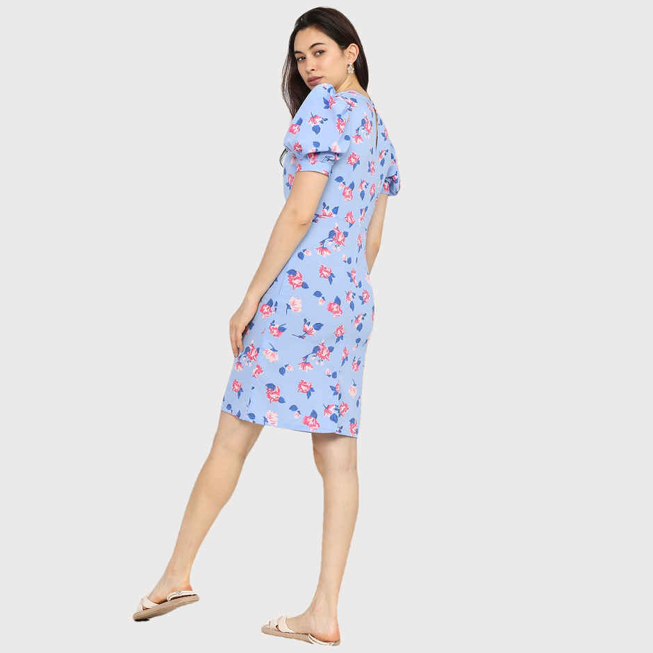 Tokyo Talkies Women's A-Line Midi Dress | Blue - S